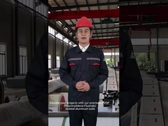 পিভিডিএফ পেইন্ট লেপযুক্ত অ্যালুমিনিয়াম কয়েল রাসায়নিক প্রতিরোধের সাথে