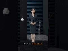 কাস্টমাইজড প্রিমিয়াম গলভযুক্ত অ্যালুমিনিয়াম ছাদ শীট